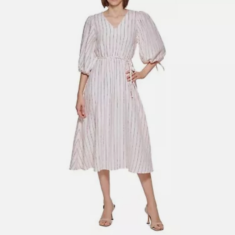 Calvin Klein Cinched Waist Dress